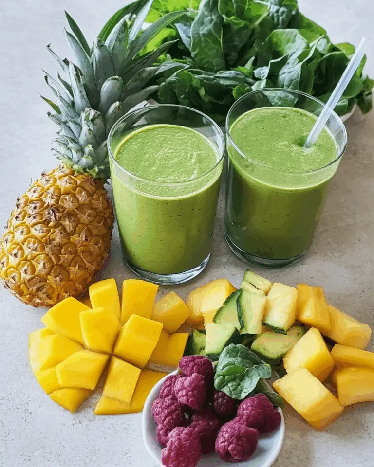 Tropical Protein Greens Smoothie