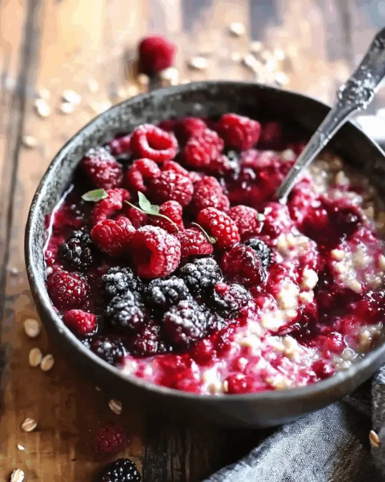 Red Berry Barley Porridge