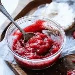 Maple & Chia Low-Sugar Strawberry Rhubarb Jam