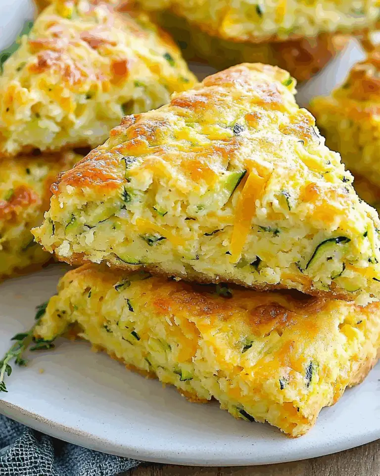 Zucchini Cheddar Scones