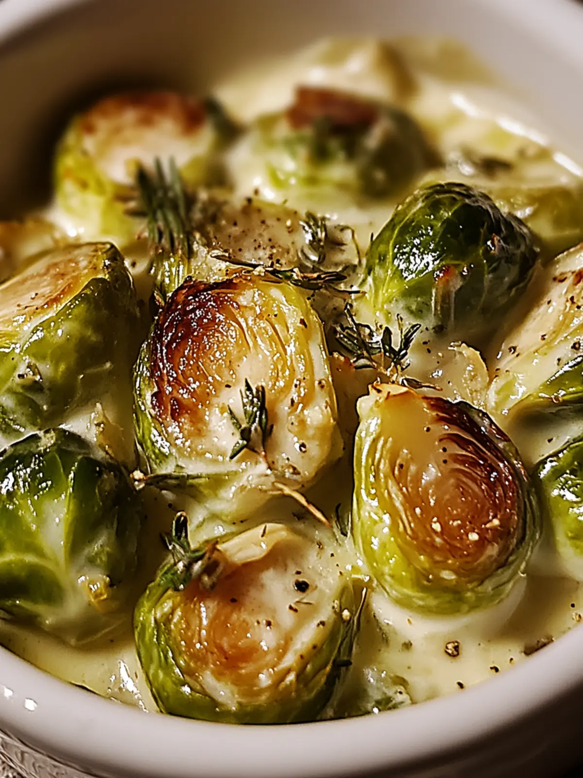 Creamed Brussels Sprouts
