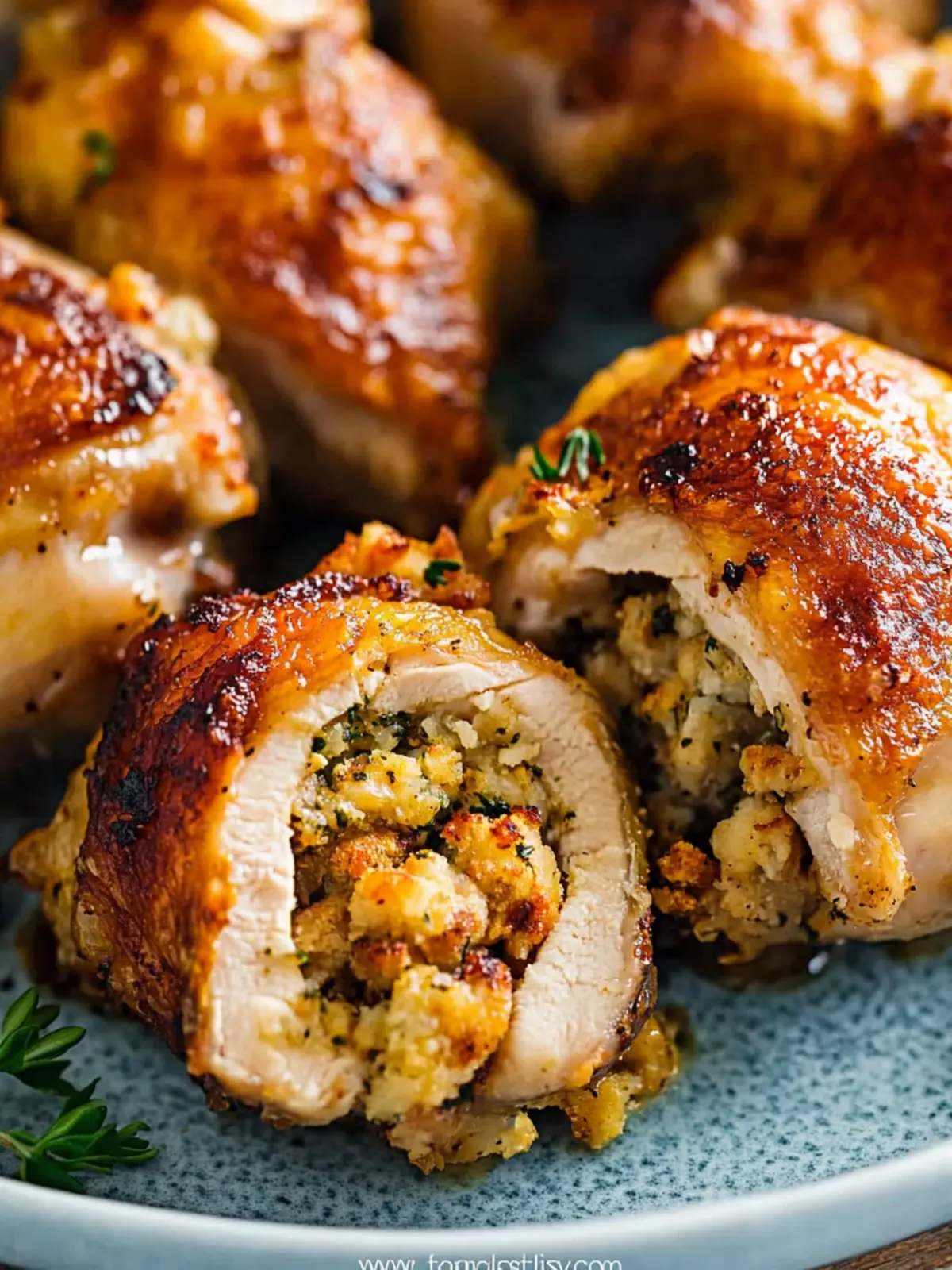 Stuffed Chicken Thighs