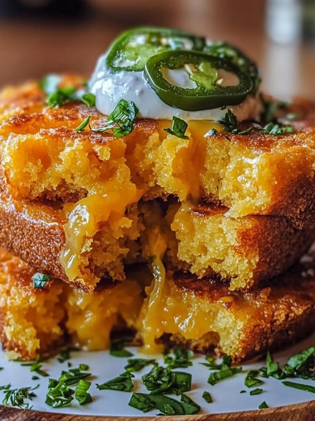 Spicy Cheddar Jalapeño Cornbread