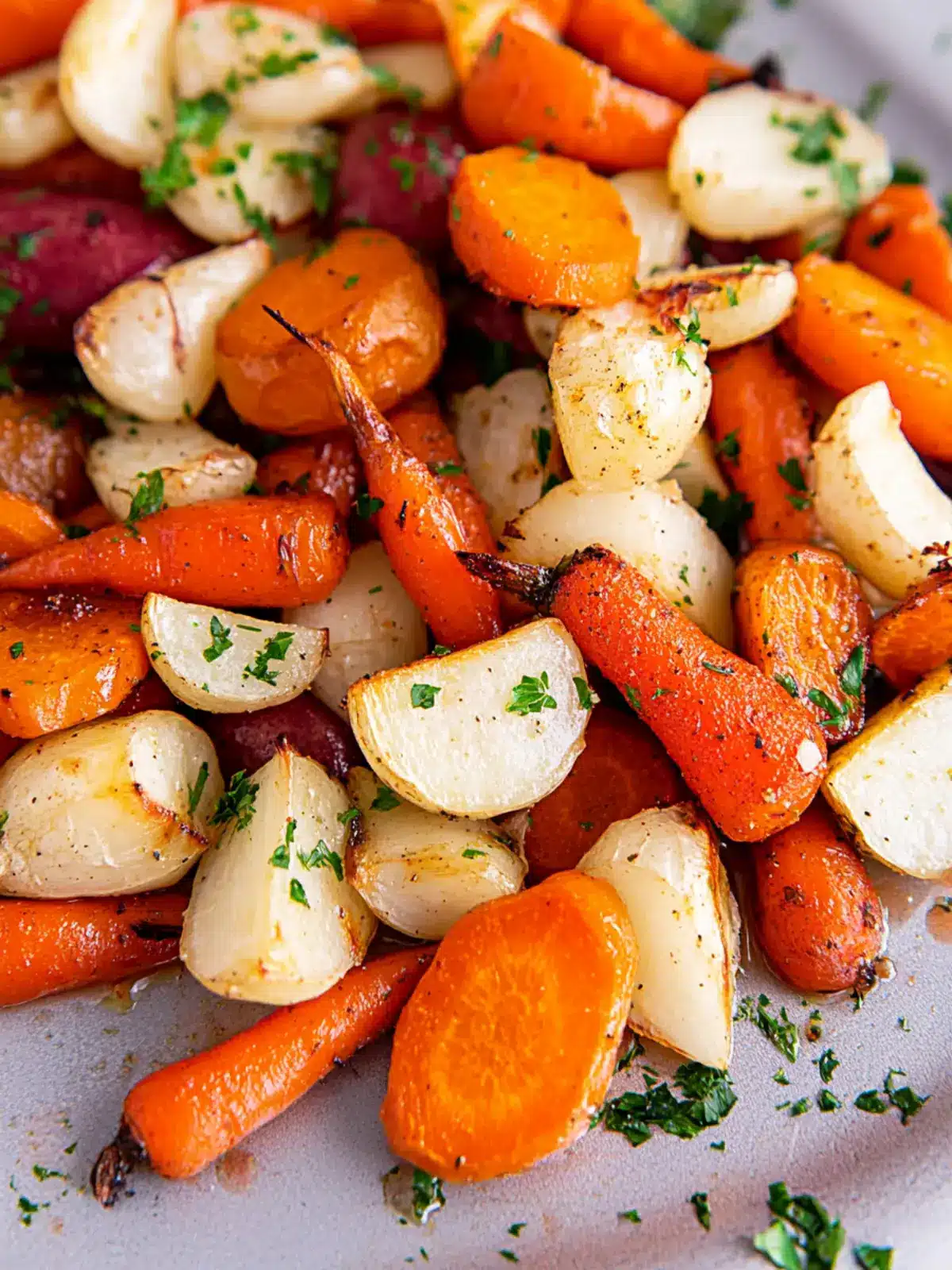 Roasted Turnips and Carrots