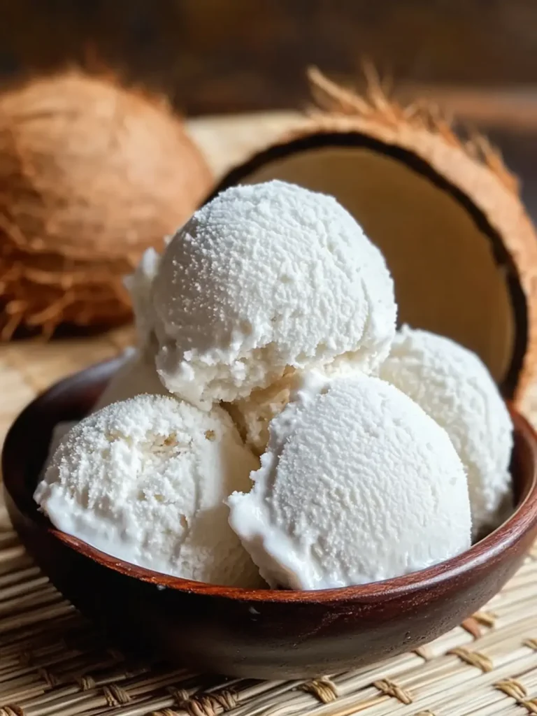 Thai Coconut Milk Ice Cream