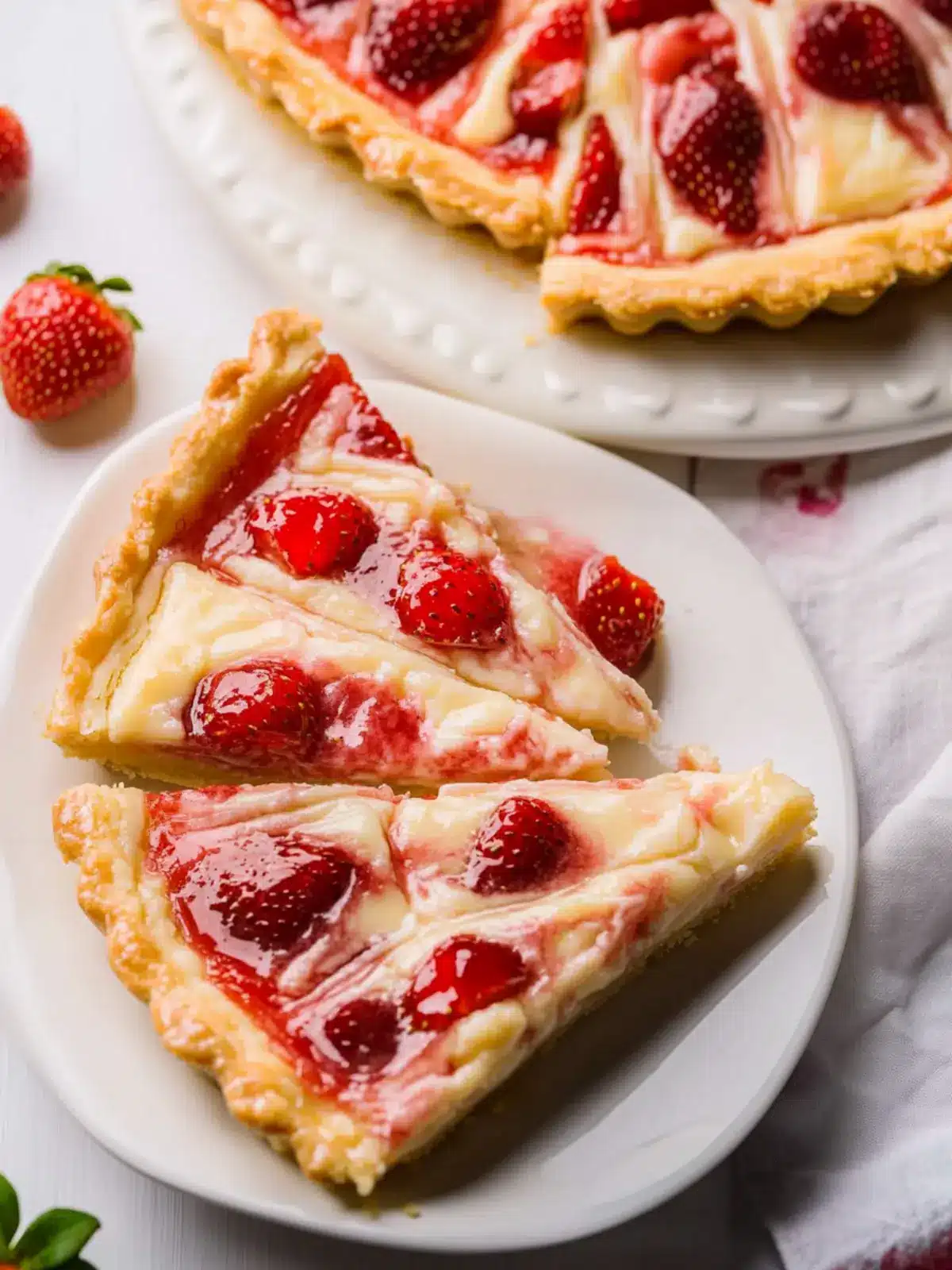Strawberry Cheesecake Tart
