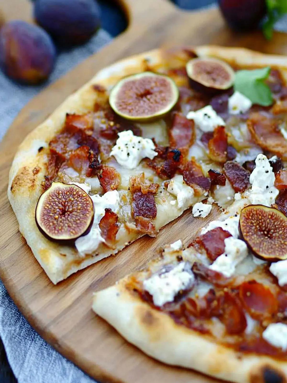 Bacon Fig Pizza