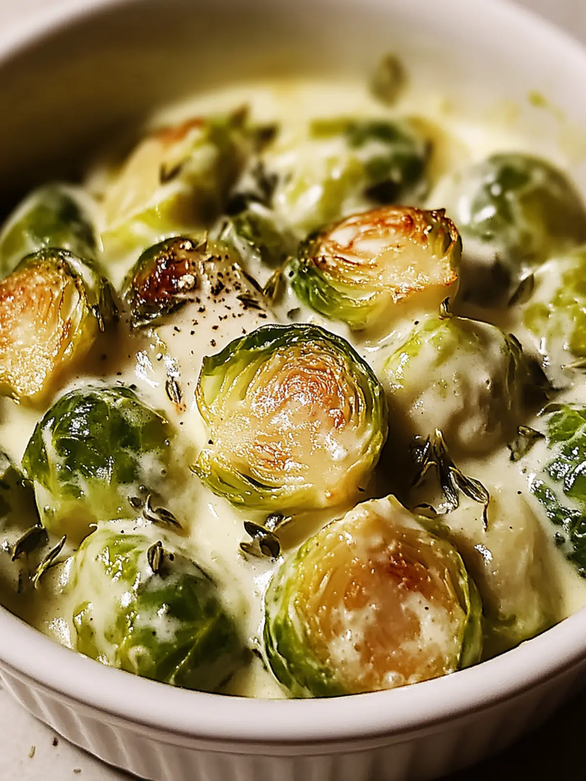Creamed Brussels Sprouts