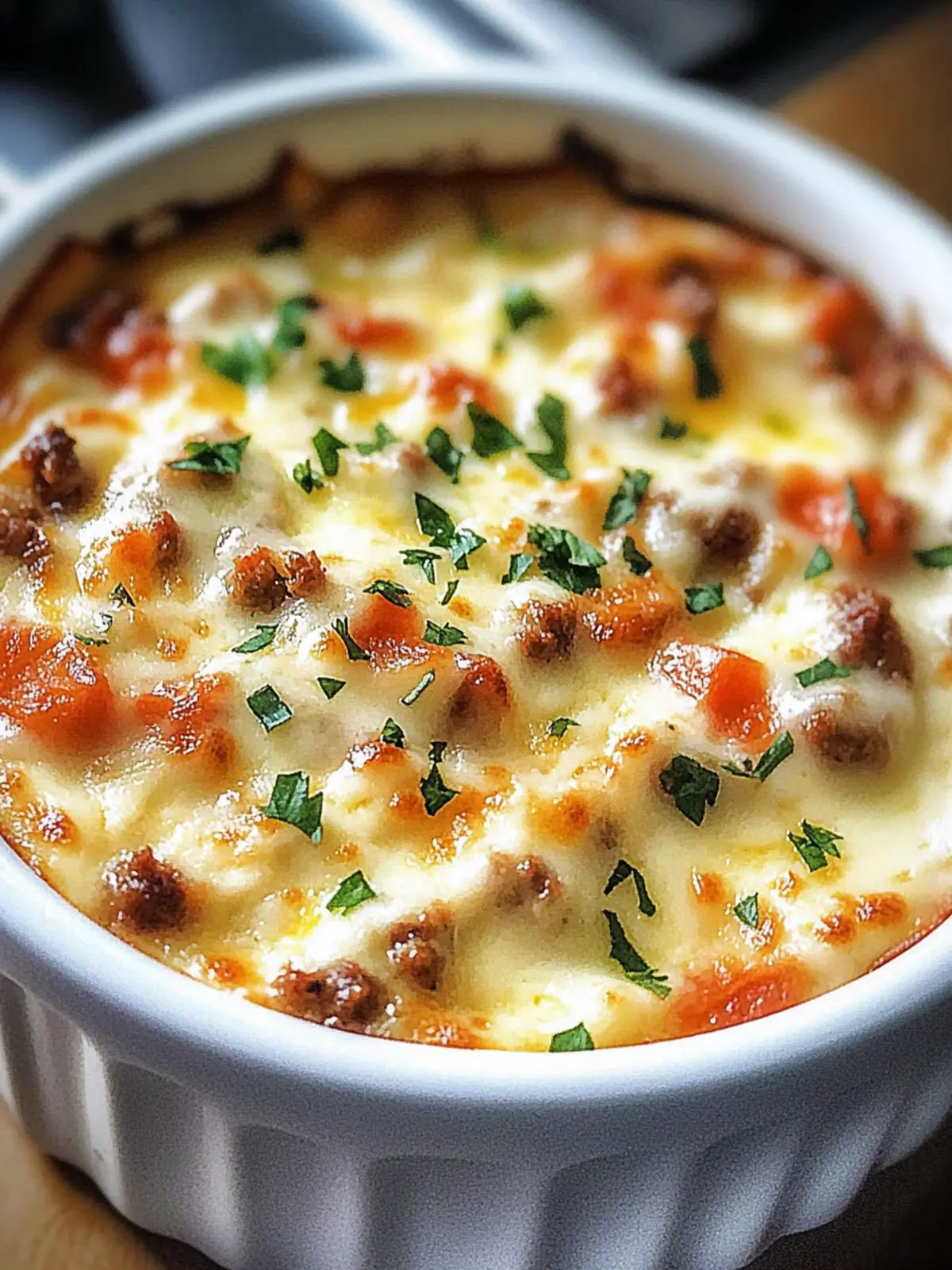 Creamy Cheese and Chorizo Dip