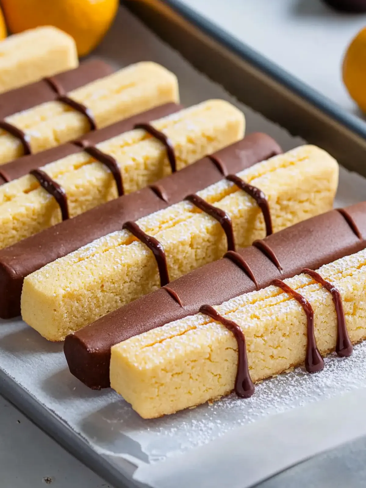 Delicious Orange Shortbread Cookie Sticks for a Sweet Treat Orange Shortbread Cookie Sticks