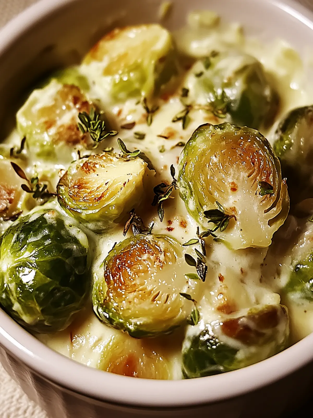 Creamed Brussels Sprouts