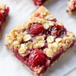 Raspberry Oatmeal Crumble Bars