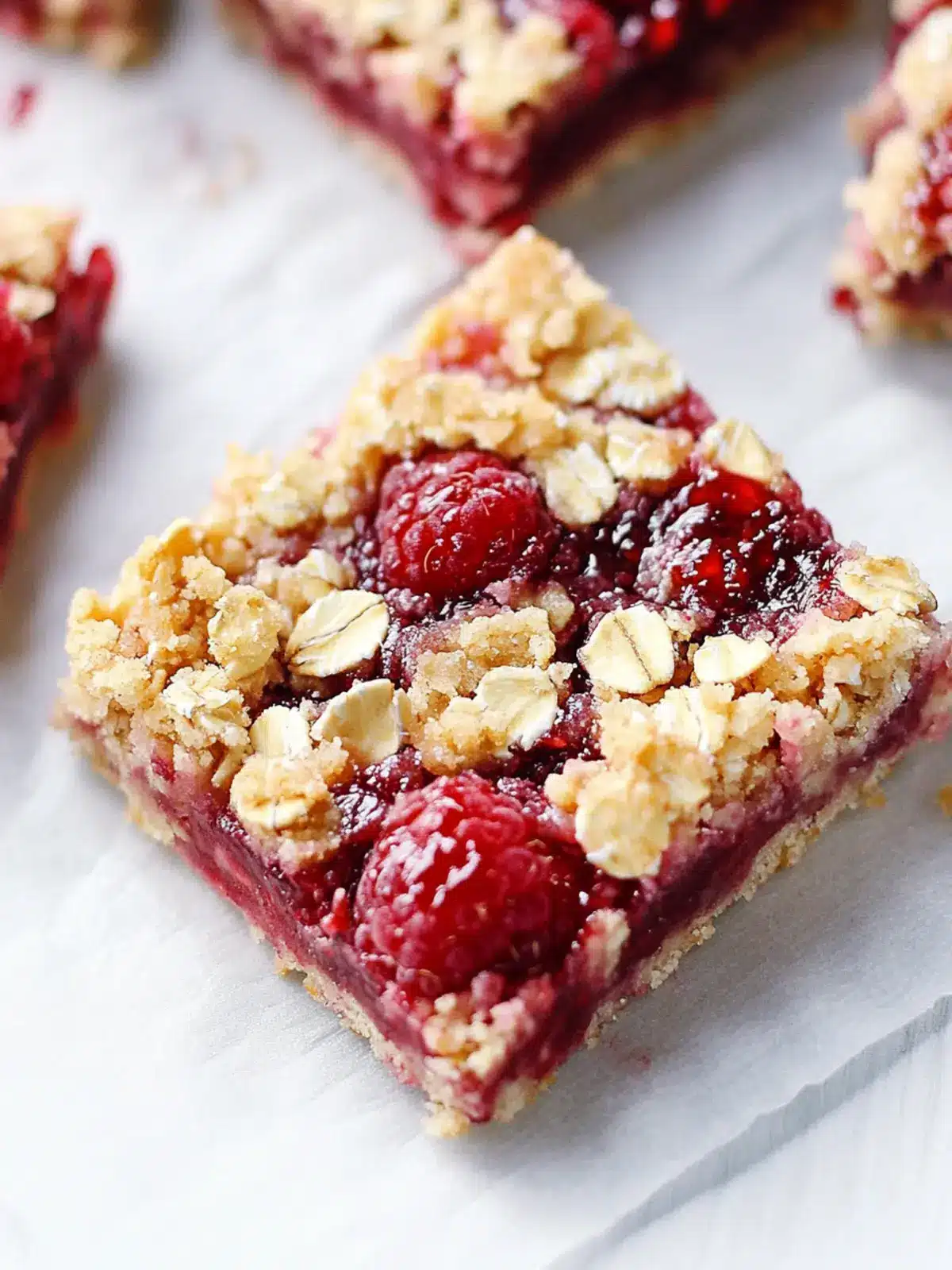 Delicious Raspberry Oatmeal Crumble Bars for Your Sweet Tooth Raspberry Oatmeal Crumble Bars