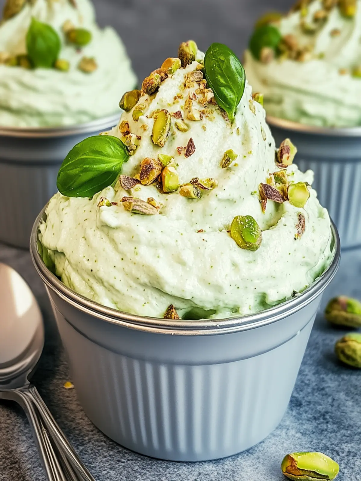 Low-Carb Keto Pistachio Cheesecake Fluff