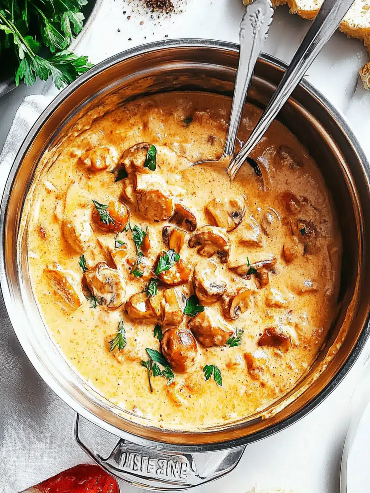 Creamy Tuscan Marry Me Mushrooms