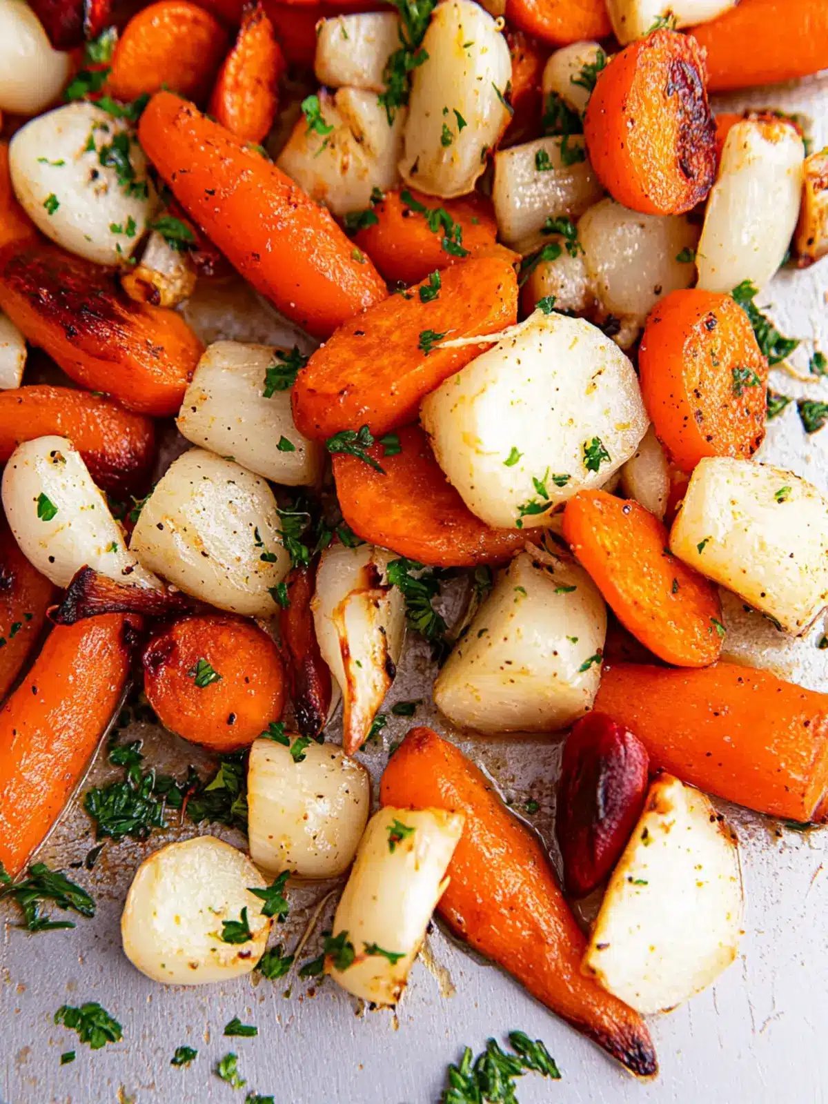 Roasted Turnips and Carrots