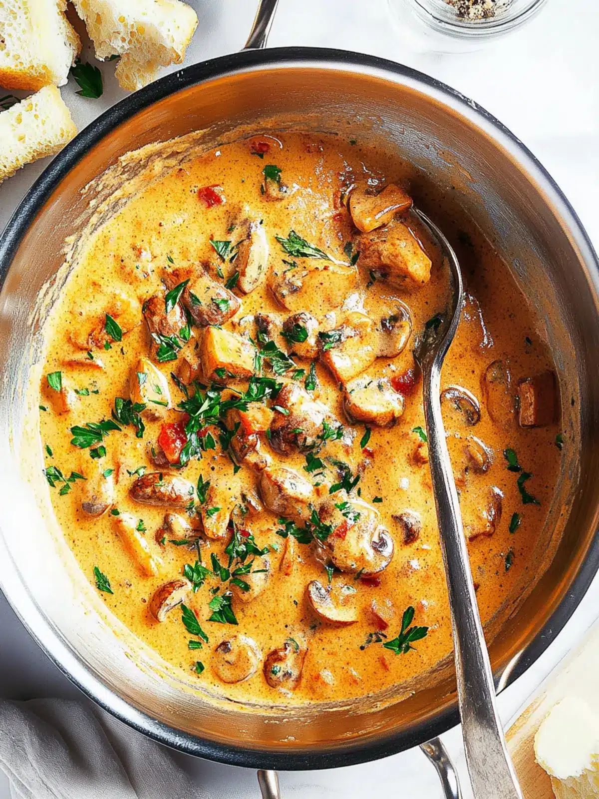 Creamy Tuscan Marry Me Mushrooms