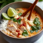 Savory Coconut Chicken Brothy Rice