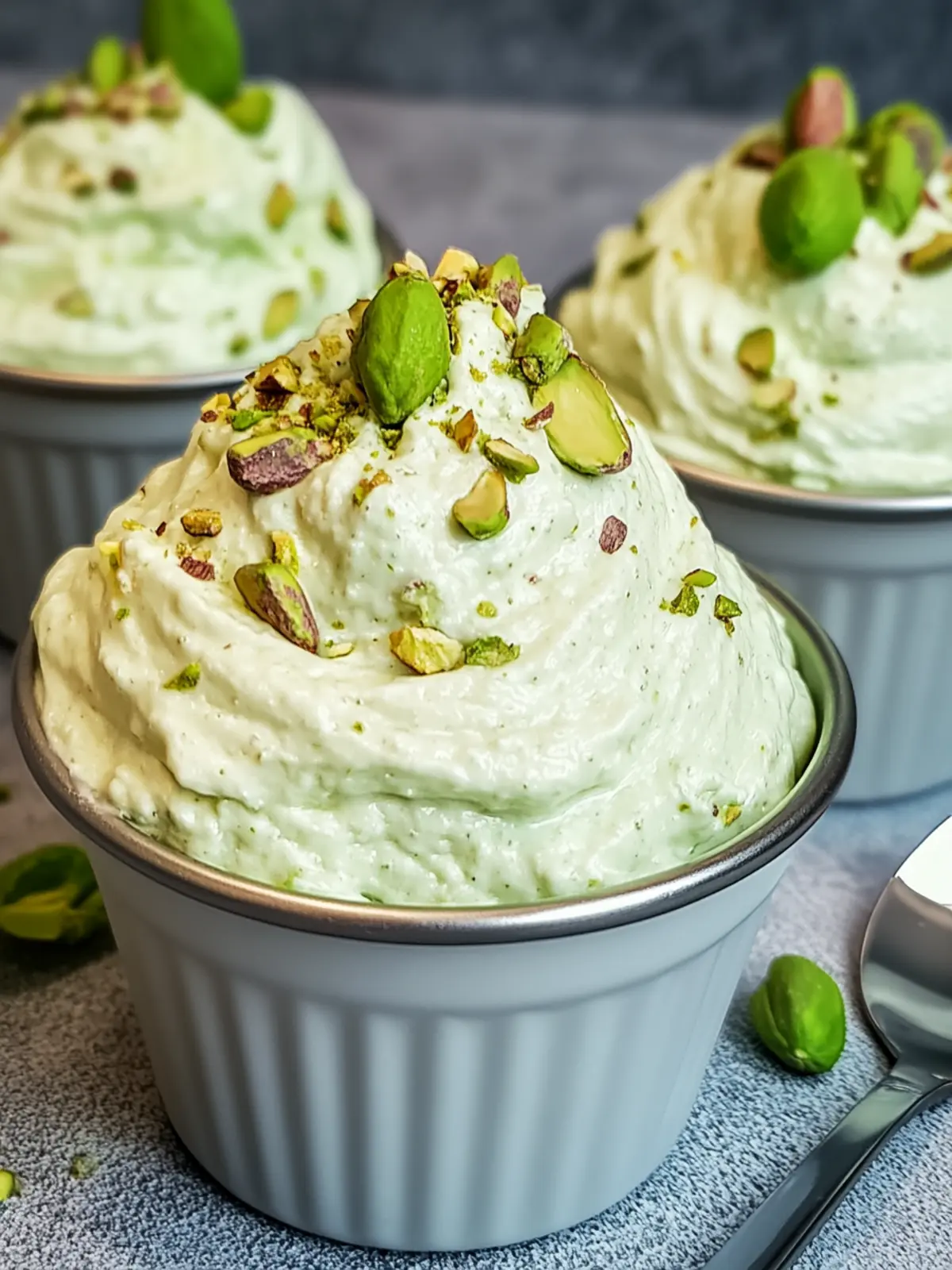 Low-Carb Keto Pistachio Cheesecake Fluff