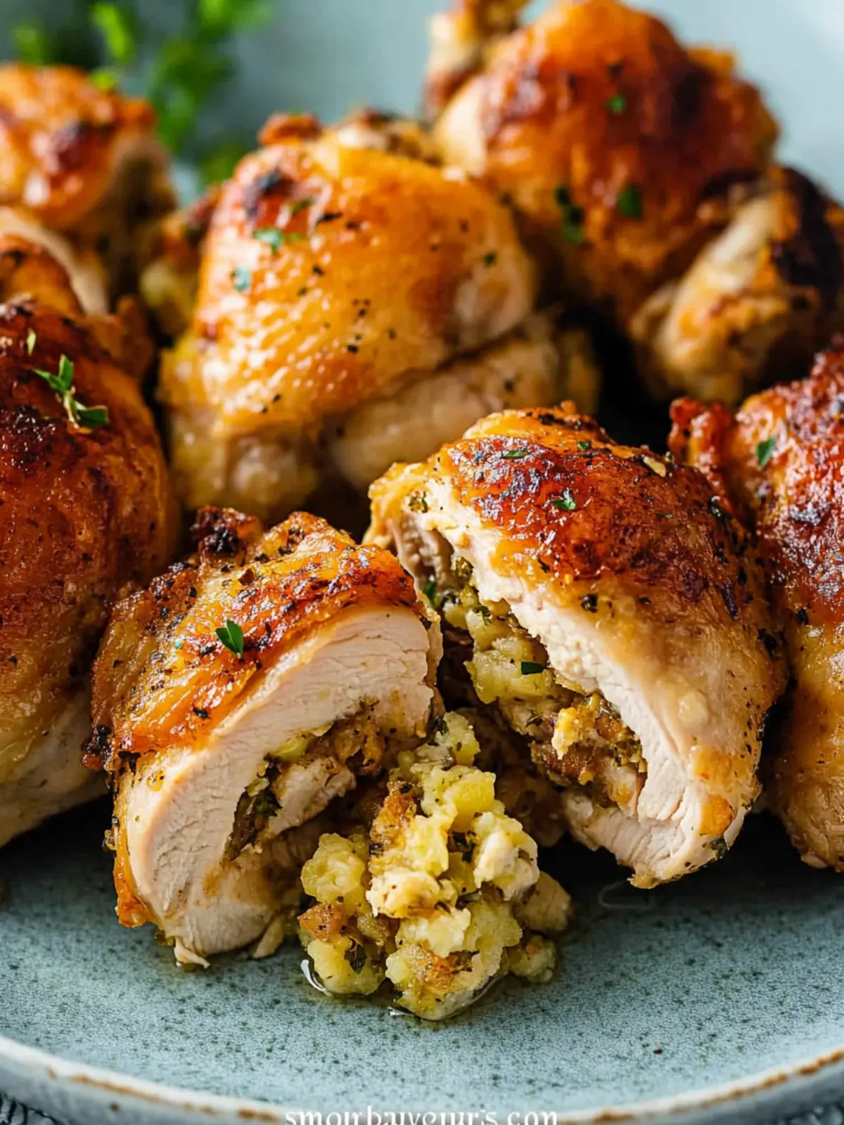 Stuffed Chicken Thighs
