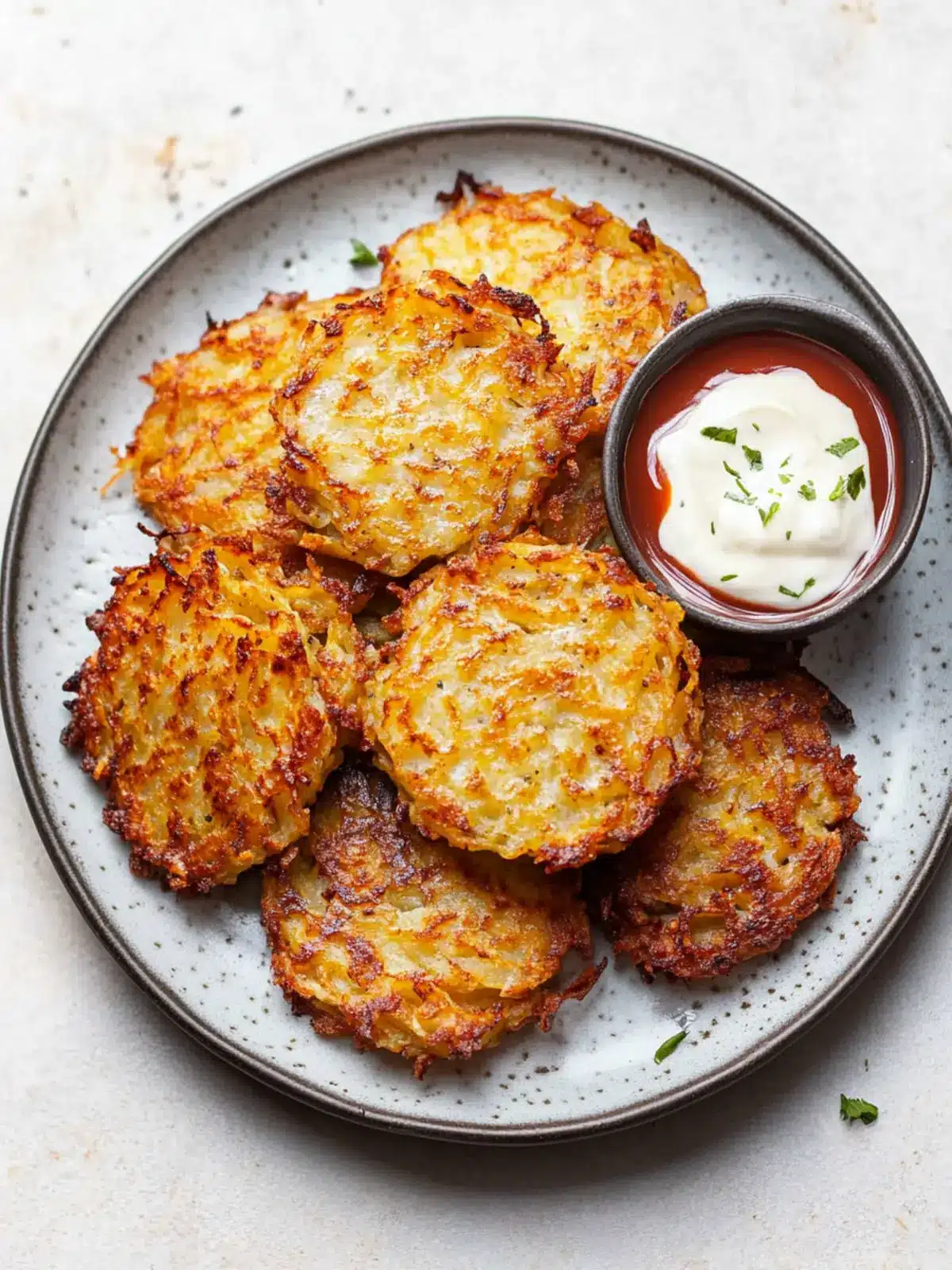 Baked vegan hash browns