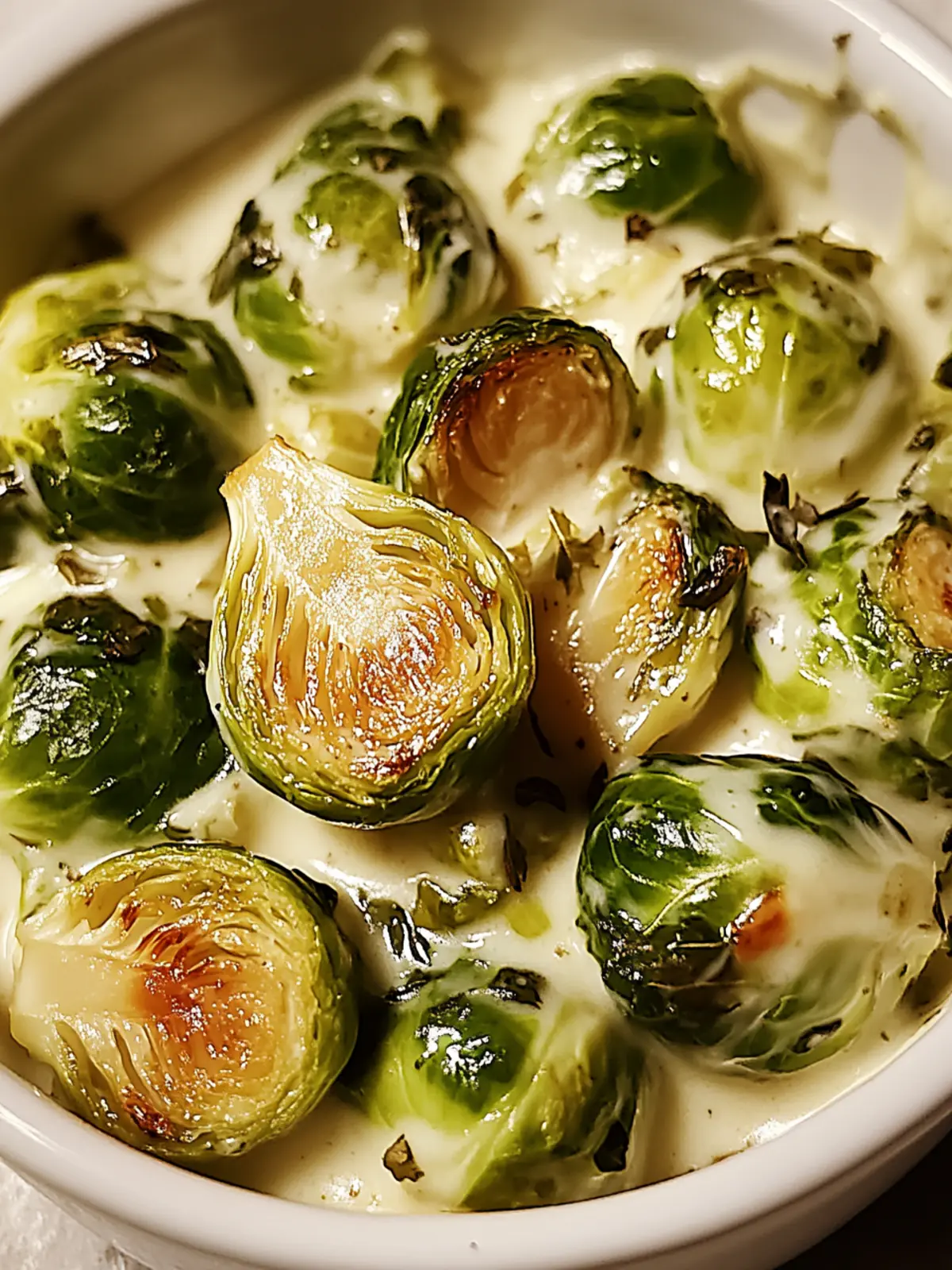 Creamed Brussels Sprouts