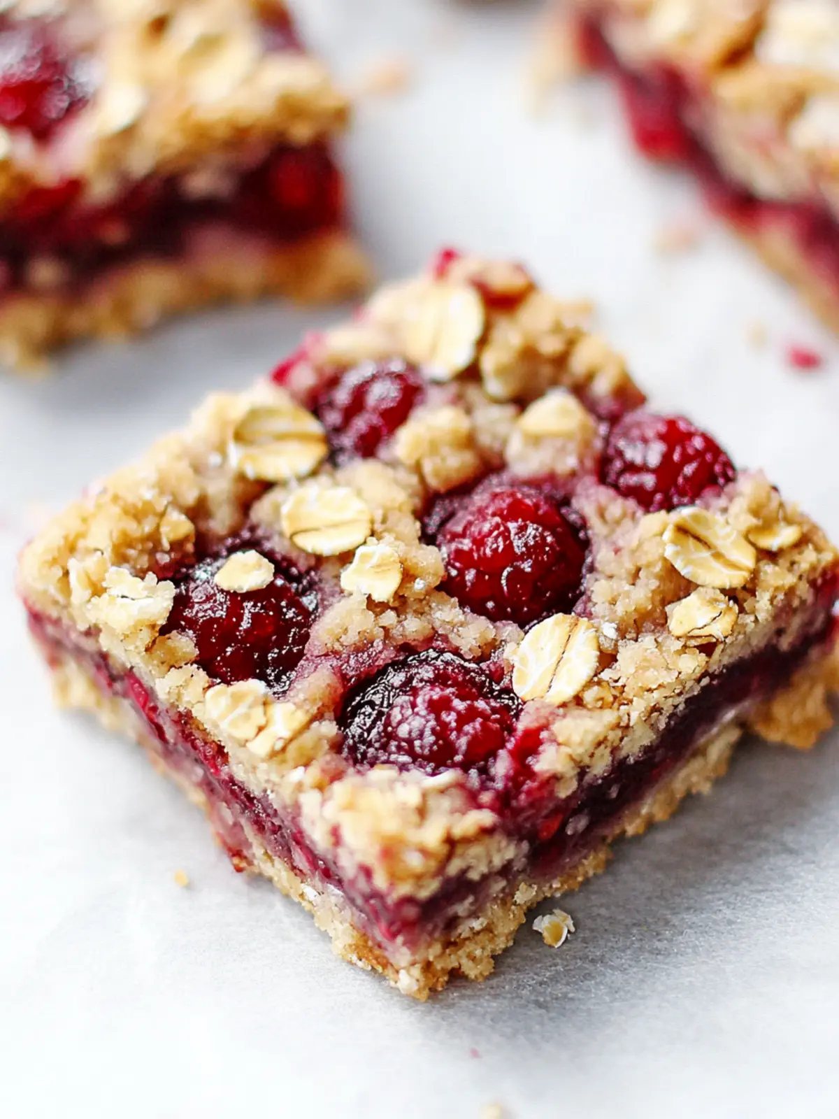 Delicious Raspberry Oatmeal Crumble Bars for Your Sweet Tooth Raspberry Oatmeal Crumble Bars