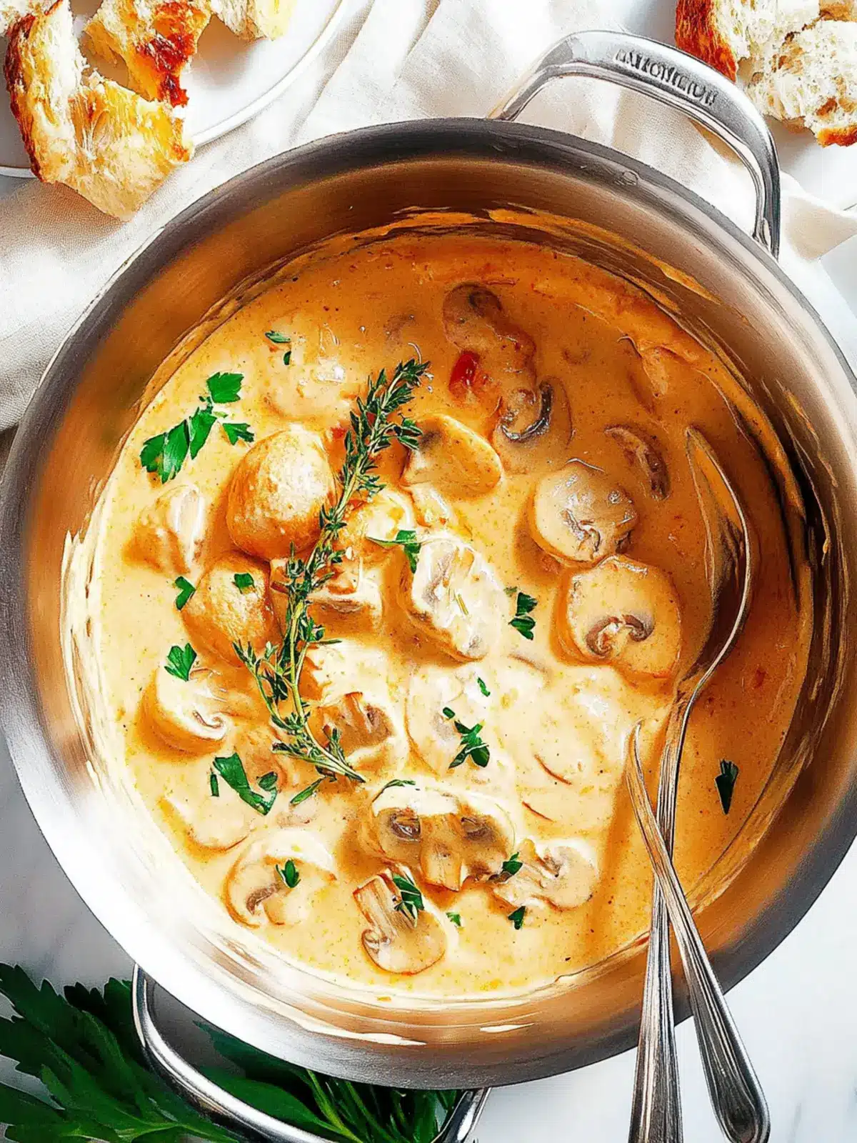 Creamy Tuscan Marry Me Mushrooms