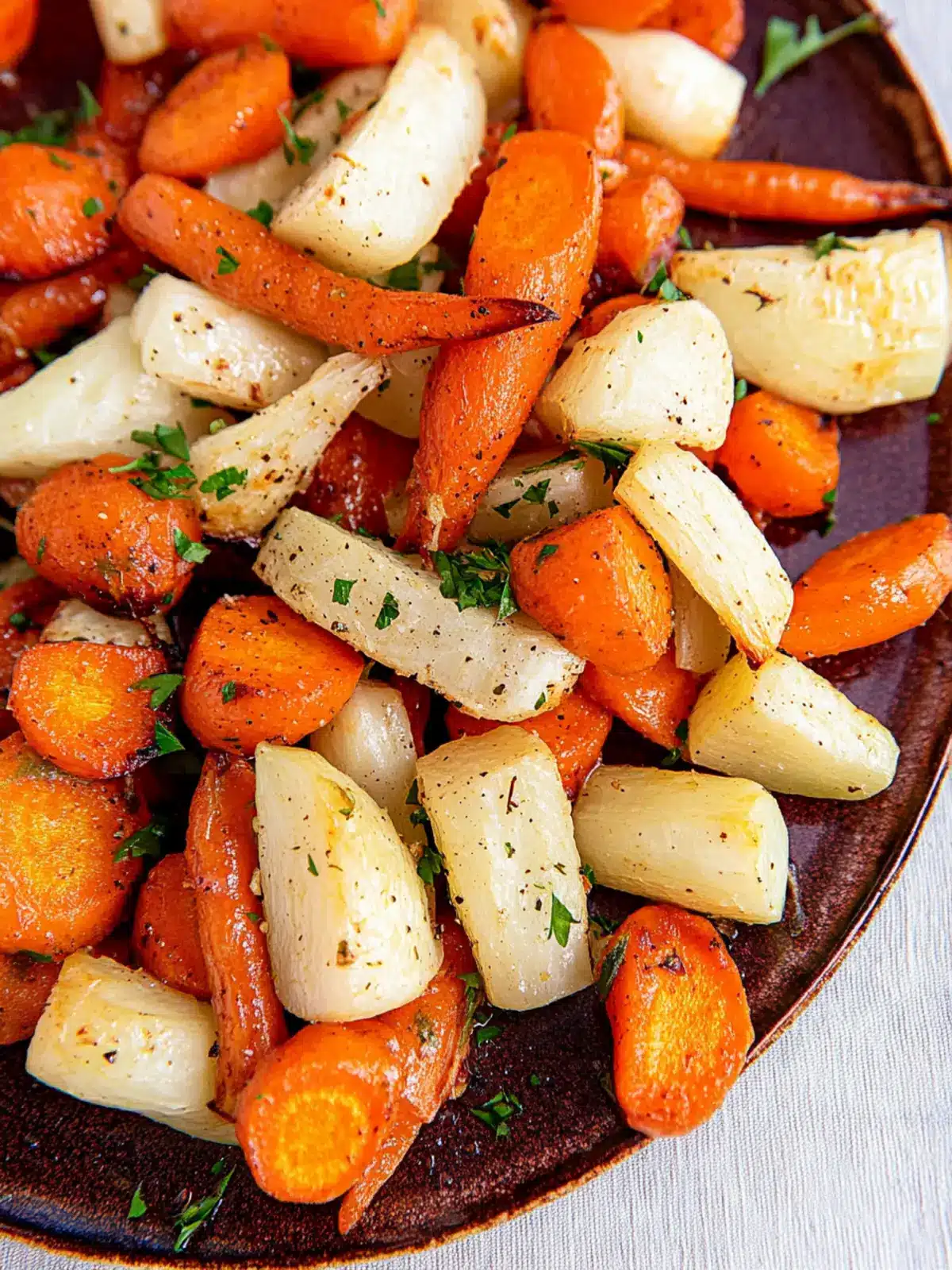Roasted Turnips and Carrots