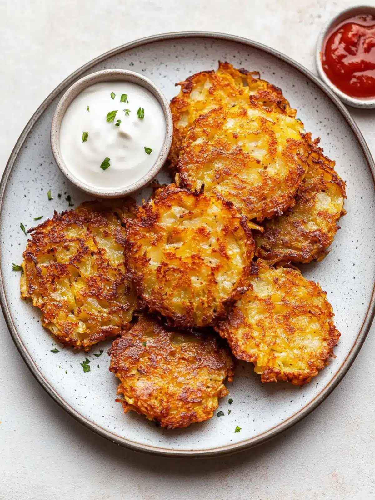Baked vegan hash browns