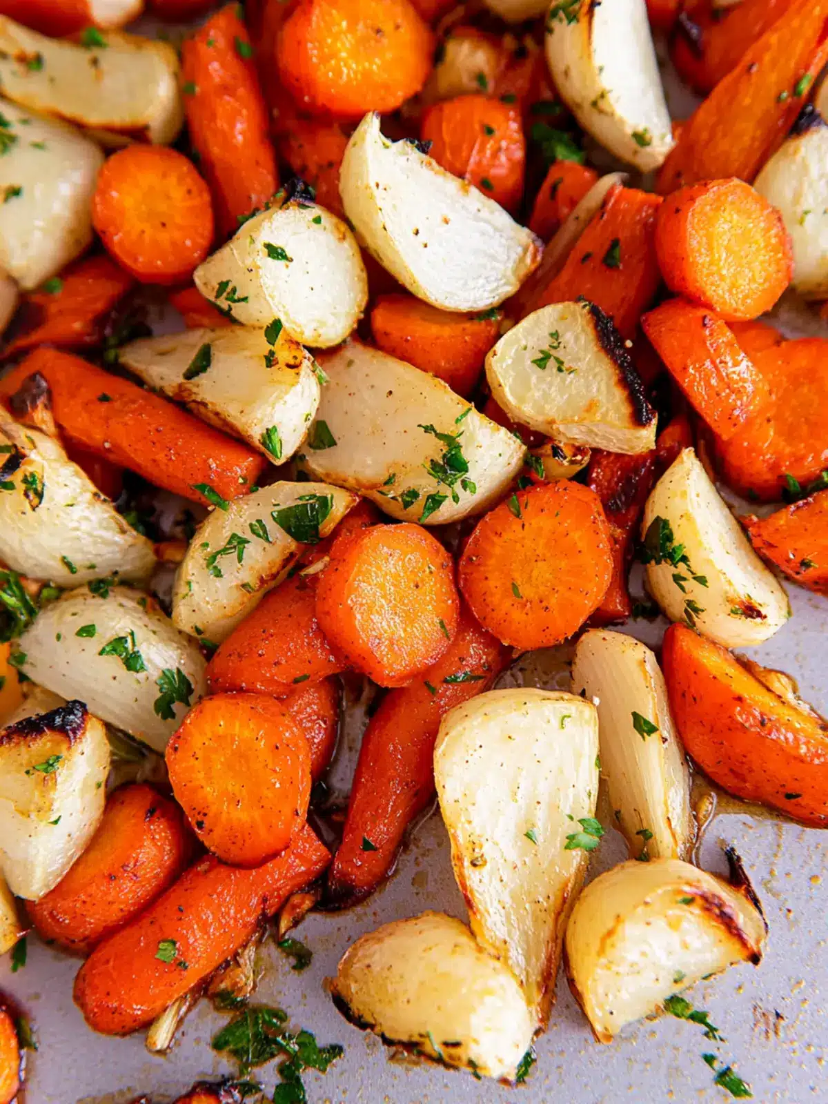 Roasted Turnips and Carrots