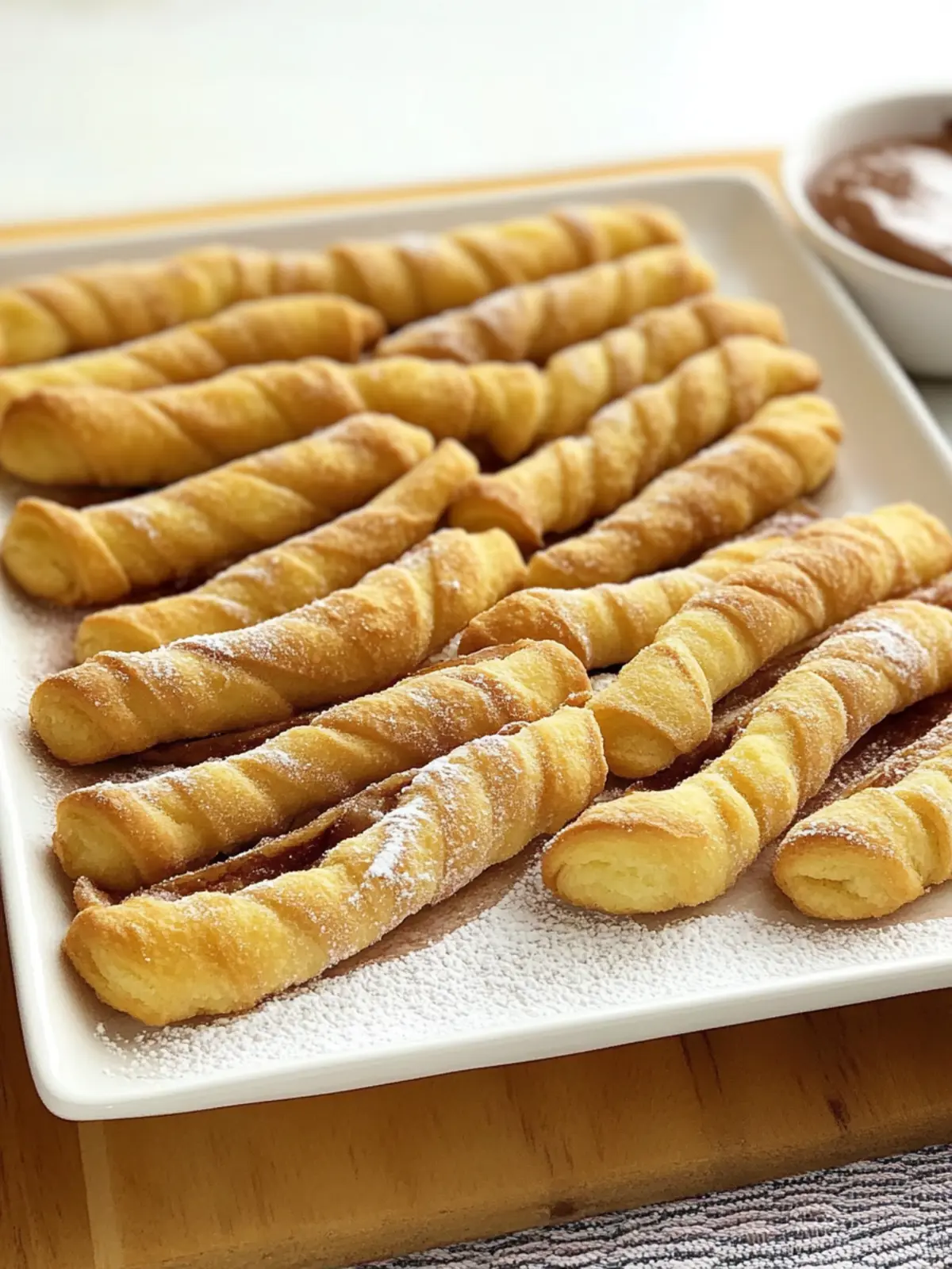 Baked Crescent Churros