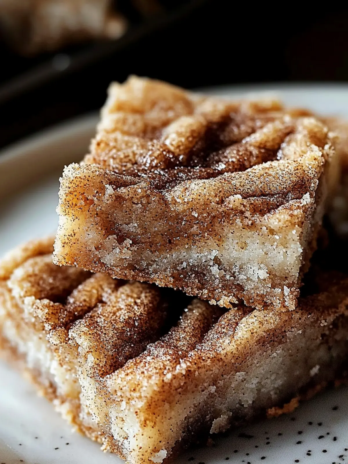 Heavenly Cinnamon Swirl Snickerdoodle Blondies