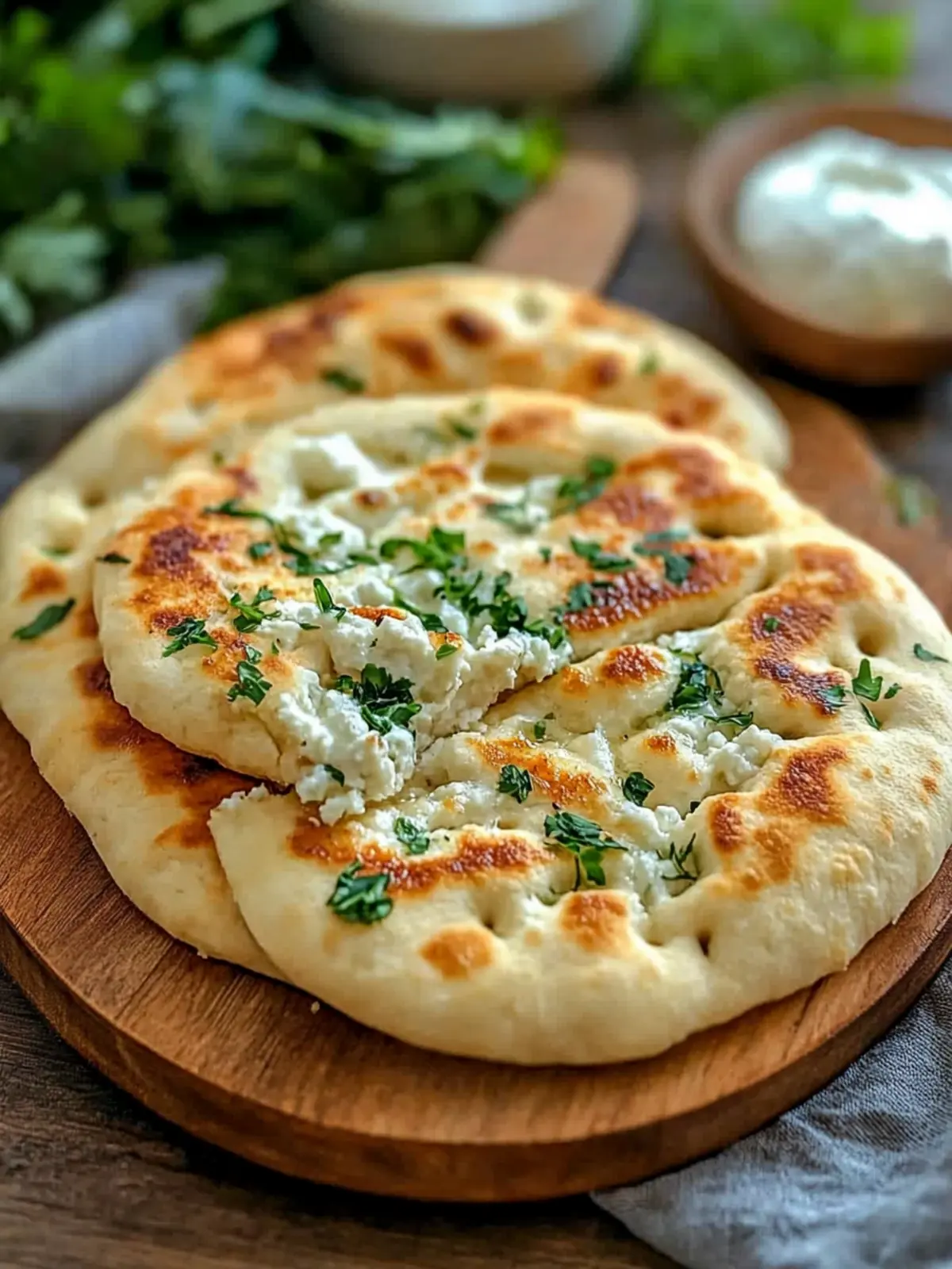 Easy Cottage Cheese Flatbread
