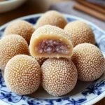 Irresistible Sesame Balls with Red Bean Paste Filling Delight Red Bean Paste Filling