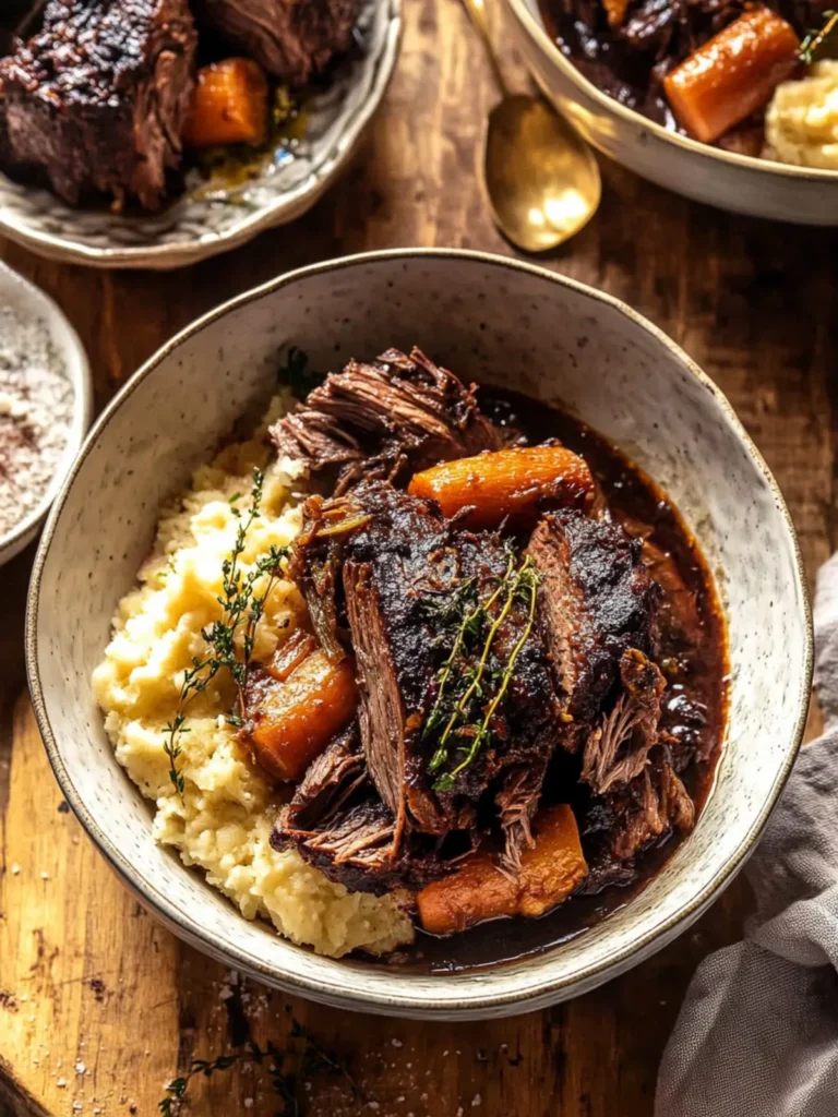 Red Wine Braised Pot Roast