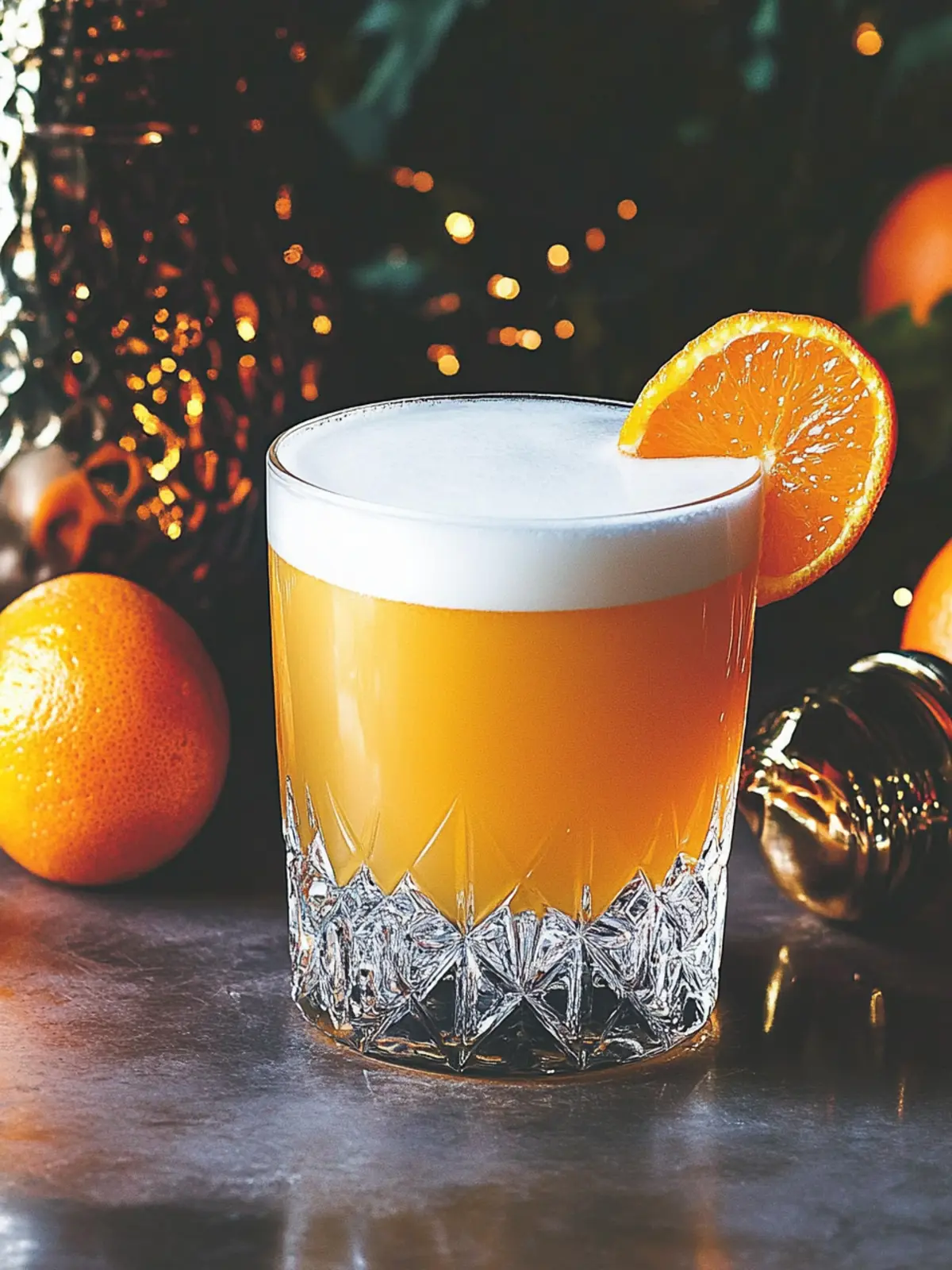 Clementine whisky sour