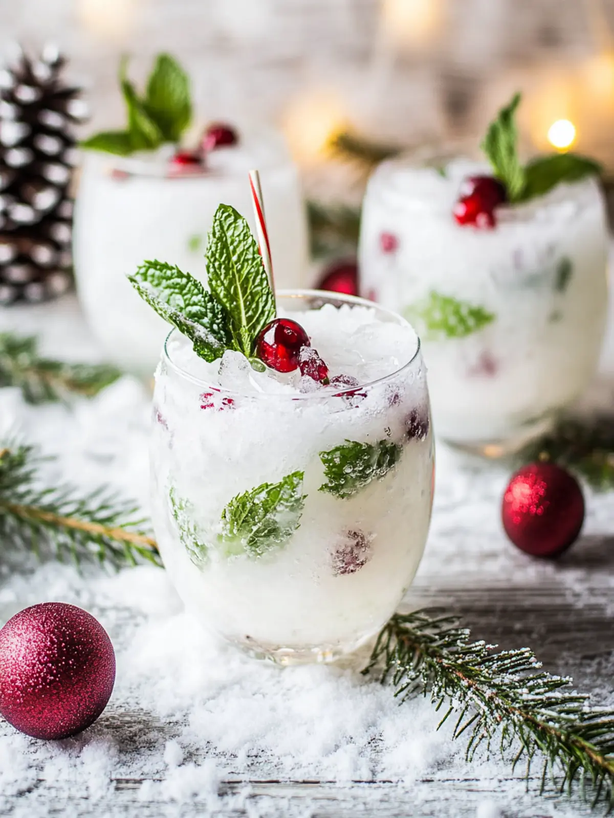 White Christmas Mojito