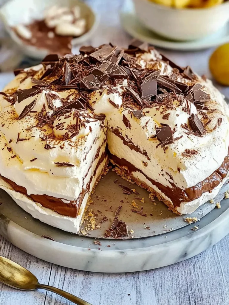 Chocolate Layered Pavlova