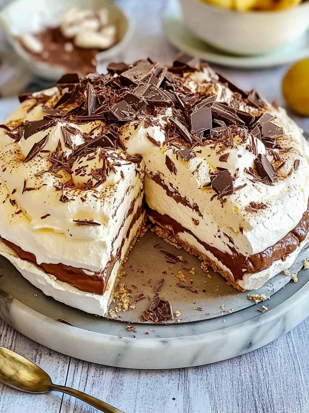 Chocolate Layered Pavlova