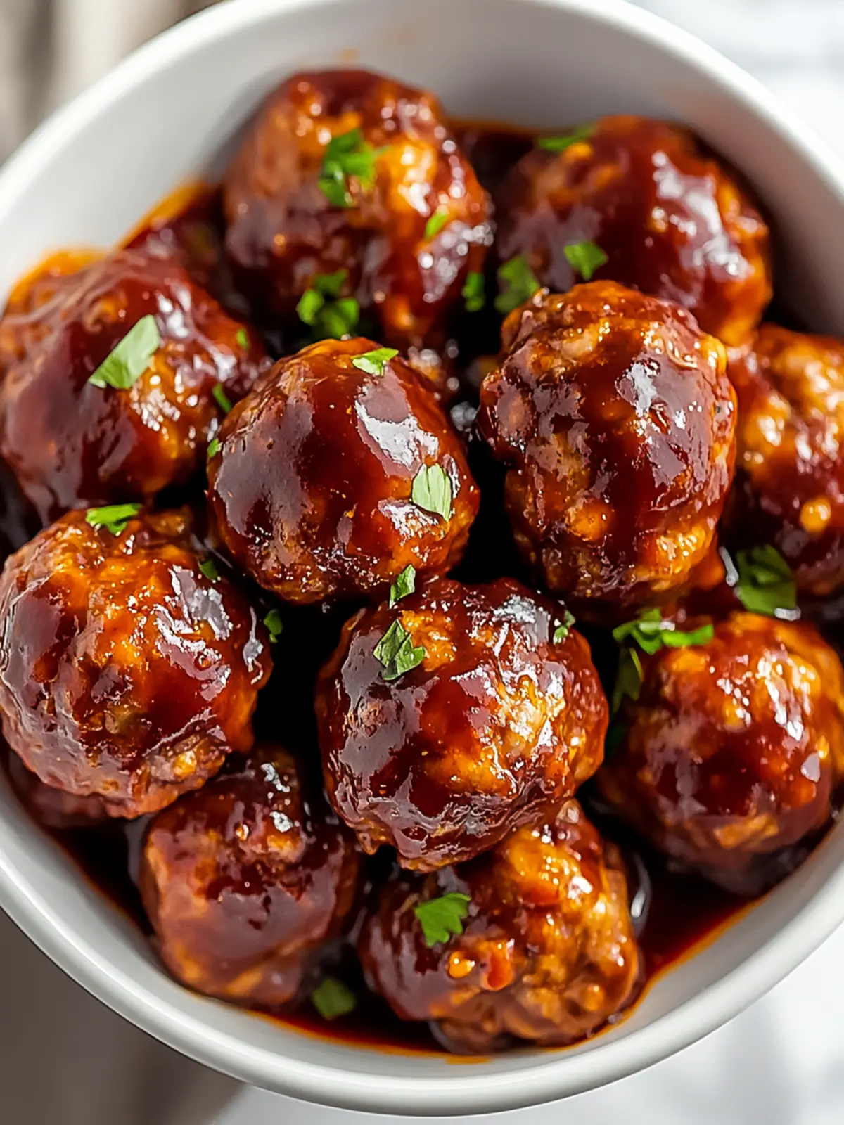 Keto BBQ Meatballs