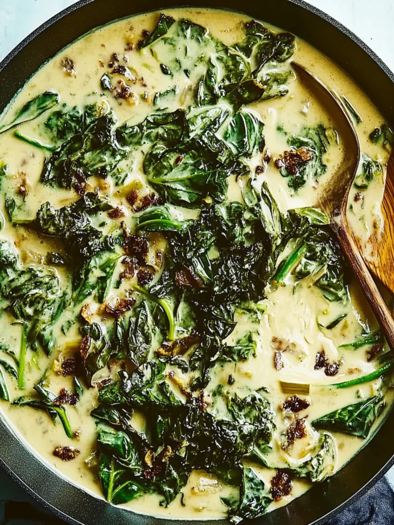 One-Pot Creamy Vegan Greens
