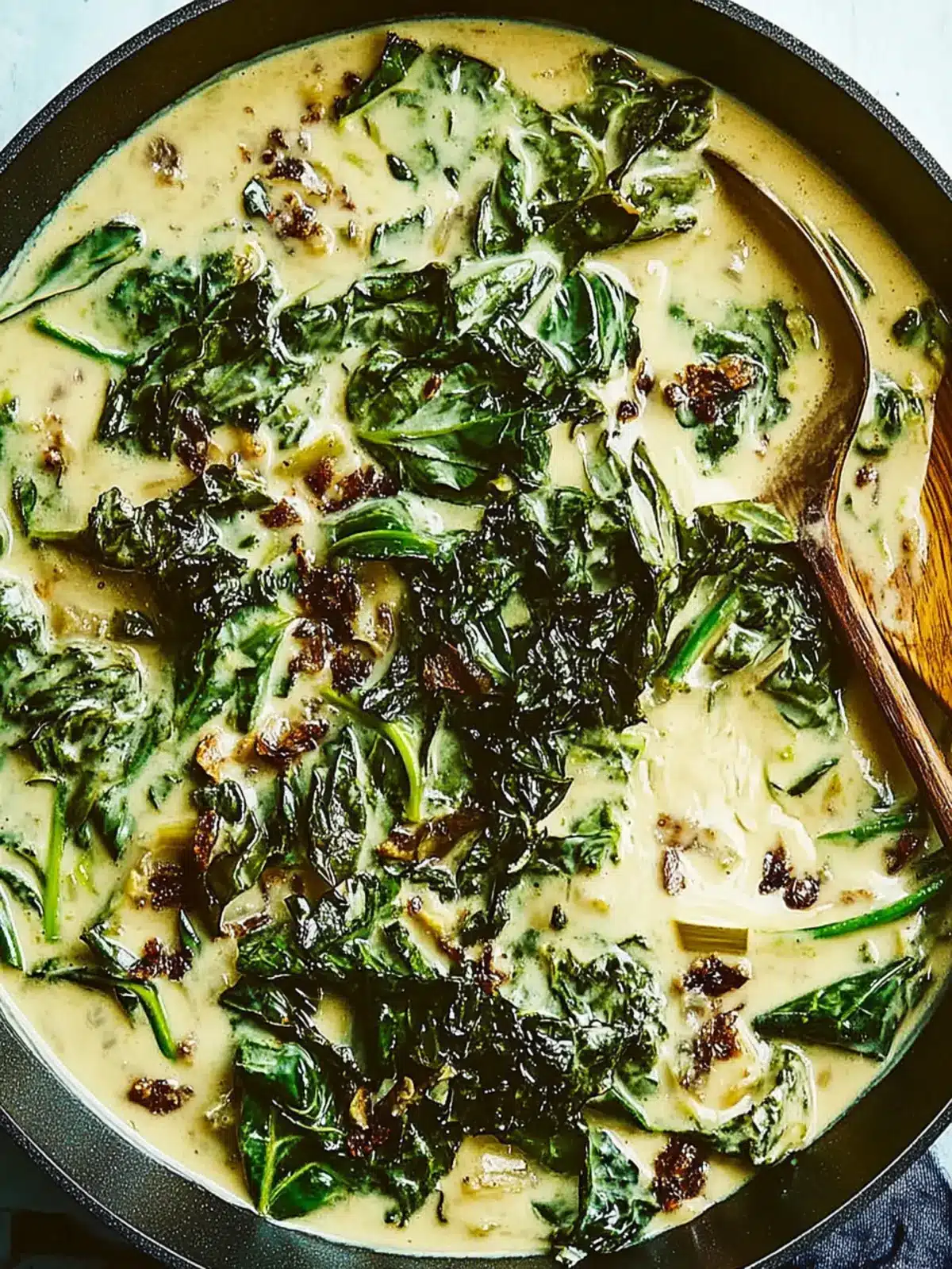 One-Pot Creamy Vegan Greens