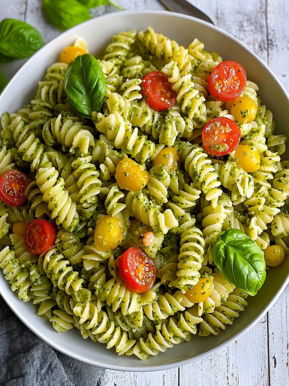 Spring Pesto Pasta Salad