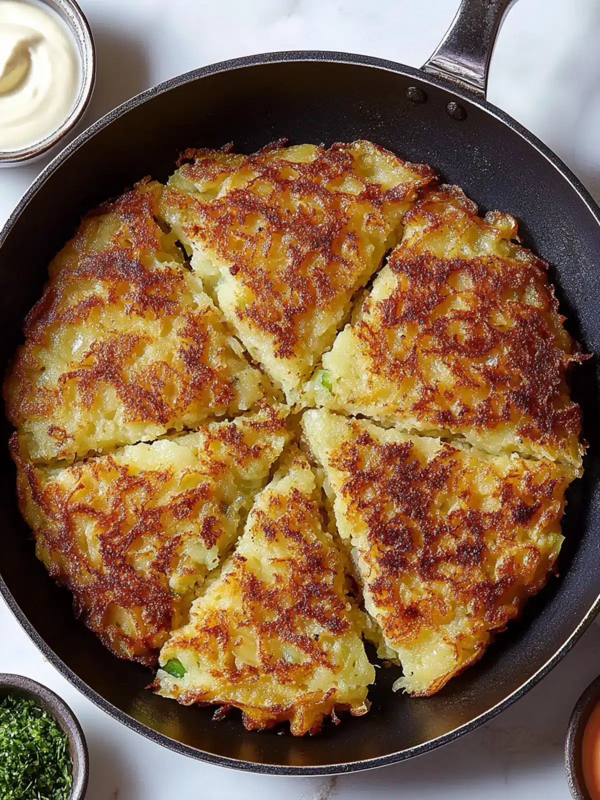 Giant Skillet Latke