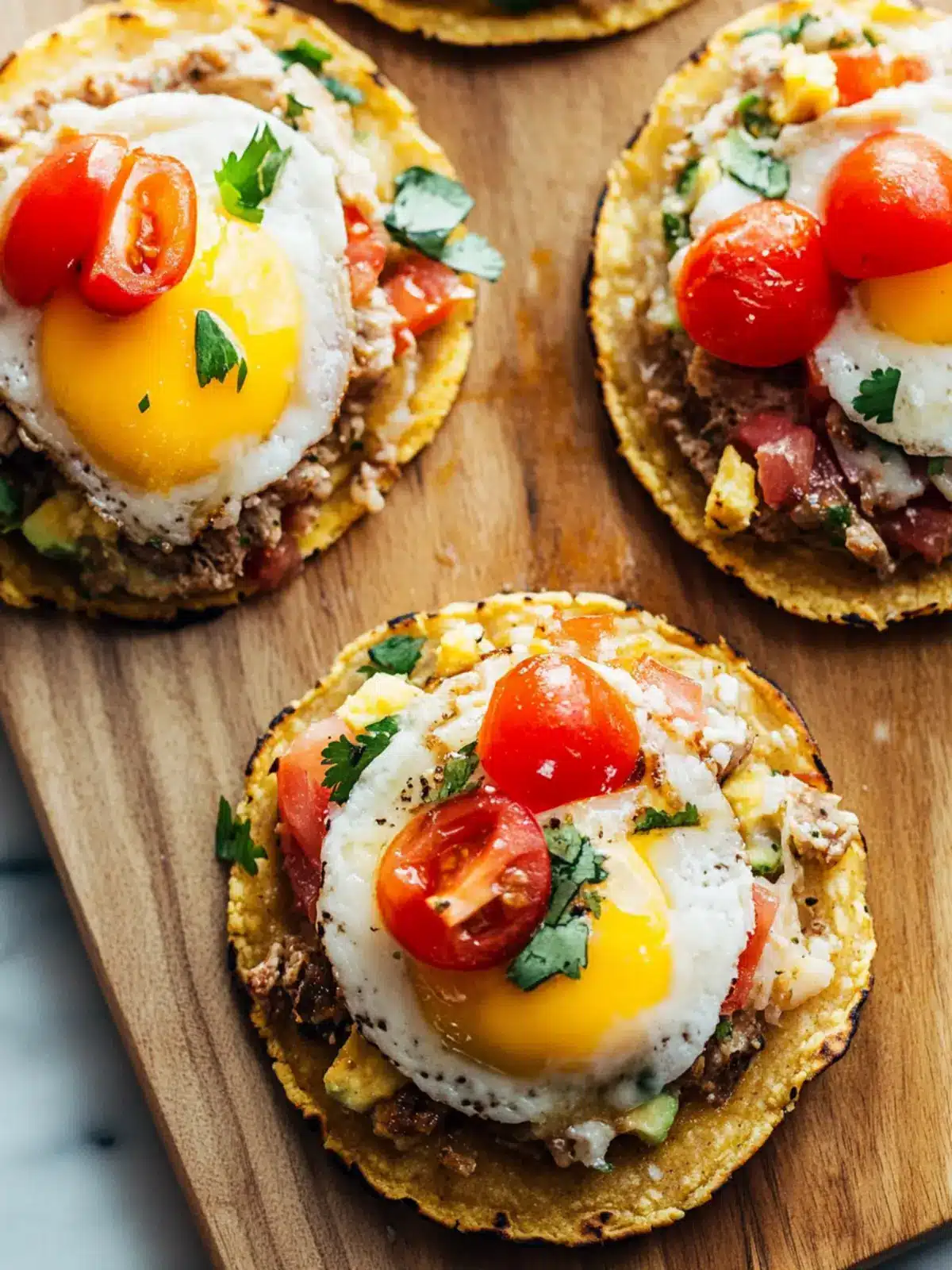 Simple Breakfast Tostadas