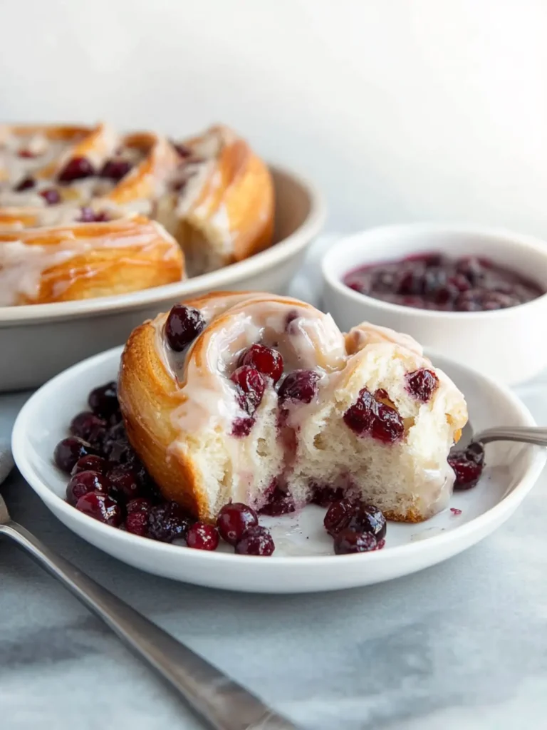 Spiced Cranberry Rolls
