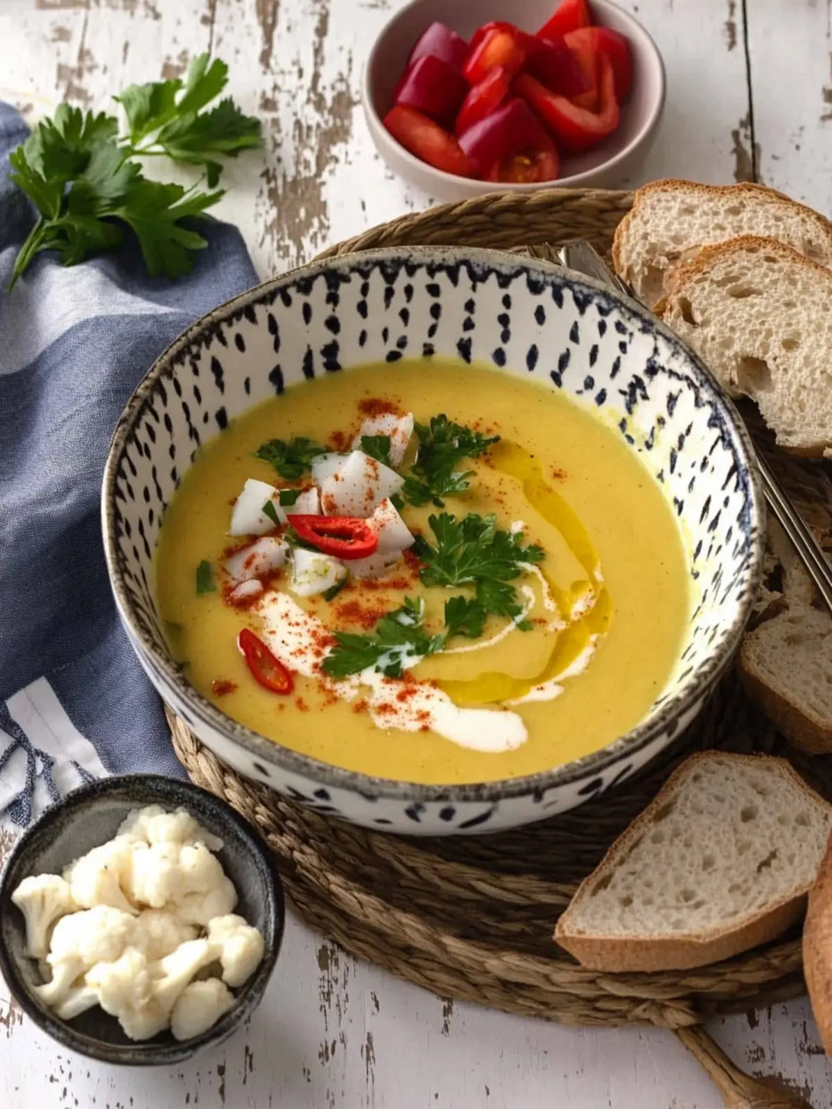 Coconut Cauliflower Soup