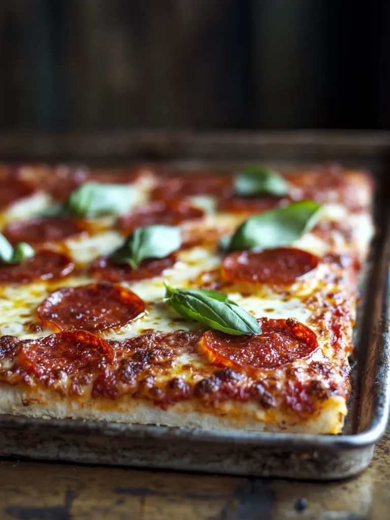 Detroit Style Pizza