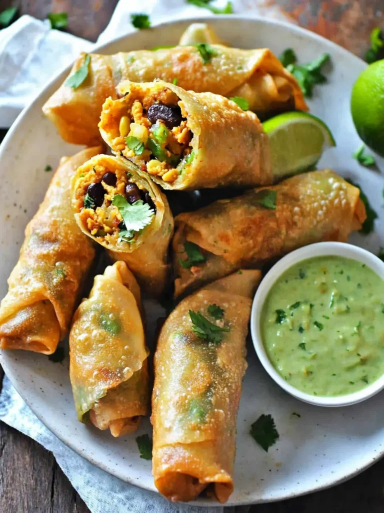 Vegan Tex Mex Fried Egg Rolls